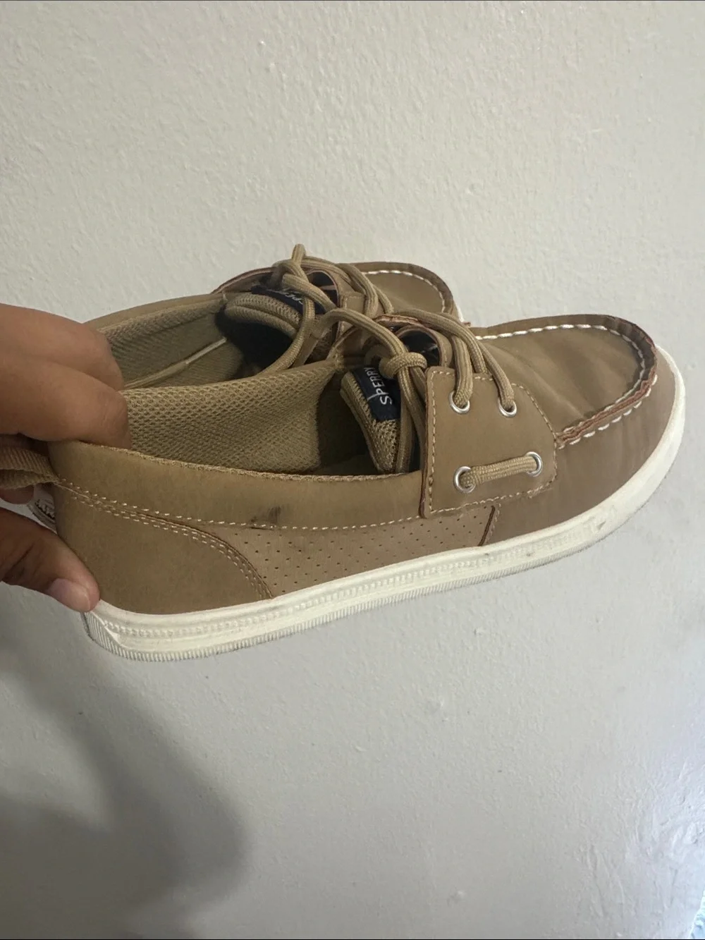 Sperry Kids Tan/Tobacco Classic Boat Shoes